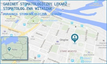 PORADNIA STOMATOLOGICZNA - GABINET STOMATOLOGICZNY LEKARZ STOMATOLOG EWA WITASZAK - UL. POLSKA 2A,  GŁOGÓW