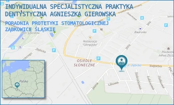 PORADNIA PROTETYKI STOMATOLOGICZNEJ - INDYWIDUALNA SPECJALISTYCZNA PRAKTYKA DENTYSTYCZNA AGNIESZKA GIEROWSKA - UL. ZIĘBICKA 64,  ZĄBKOWICE ŚLĄSKIE