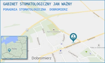 PORADNIA STOMATOLOGICZNA - GABINET STOMATOLOGICZNY JAN WAŻNY - KOŚCIUSZKI 4,  DOBROMIERZ