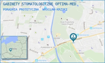 PORADNIA PROTETYCZNA - GABINETY STOMATOLOGICZNE OPTIMA-MED - PRZYJAŹNI 66/9,  WROCŁAW-KRZYKI