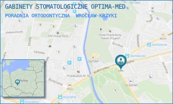 PORADNIA ORTODONTYCZNA - GABINETY STOMATOLOGICZNE OPTIMA-MED - UL. PRZYJAŹNI 66/9,  WROCŁAW-KRZYKI