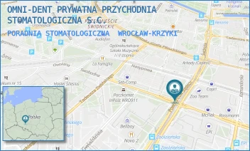 PORADNIA STOMATOLOGICZNA - OMNI-DENT PRYWATNA PRZYCHODNIA STOMATOLOGICZNA S.C. - UL. POWSTAŃCÓW ŚLĄSKICH 94/3,  WROCŁAW-KRZYKI