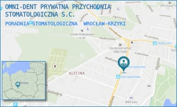 PORADNIA STOMATOLOGICZNA - OMNI-DENT PRYWATNA PRZYCHODNIA STOMATOLOGICZNA S.C. - UL. CZEKOLADOWA 49,  WROCŁAW-KRZYKI