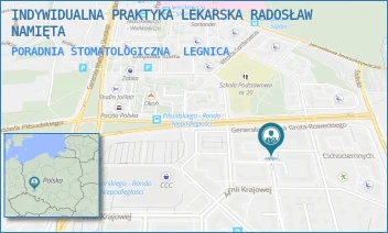 PORADNIA STOMATOLOGICZNA - INDYWIDUALNA PRAKTYKA LEKARSKA RADOSŁAW NAMIĘTA - UL. BATALIONU PARASOL 6/2,  LEGNICA