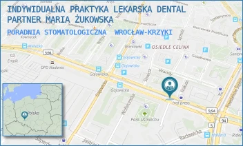 PORADNIA STOMATOLOGICZNA - INDYWIDUALNA PRAKTYKA LEKARSKA DENTAL PARTNER MARIA ŻUKOWSKA - HALLERA 11,  WROCŁAW-KRZYKI