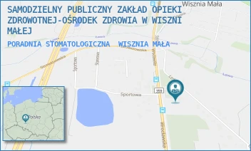 PORADNIA STOMATOLOGICZNA - SAMODZIELNY PUBLICZNY ZAKŁAD OPIEKI ZDROWOTNEJ-OŚRODEK ZDROWIA W WISZNI MAŁEJ - UL. WROCŁAWSKA 4A,  WISZNIA MAŁA