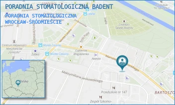 PORADNIA STOMATOLOGICZNA - PORADNIA STOMATOLOGICZNA BADENT - BACCIARELLEGO 17,  WROCŁAW-ŚRÓDMIEŚCIE