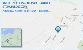 PORADNIA STOMATOLOGICZNA - AGNIESZKA LIS-ŁUKASIK GABINET STOMATOLOGICZNY - UL. SŁONECZNA 8,  RADKÓW