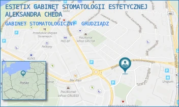 GABINET STOMATOLOGICZNY - ESTETIX GABINET STOMATOLOGII ESTETYCZNEJ ALEKSANDRA CHEDA - GENERAŁA LEOPOLDA OKULICKIEGO 6,  GRUDZIĄDZ