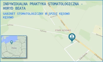 GABINET STOMATOLOGICZNY W SPZOZ KĘSOWO - INDYWIDUALNA PRAKTYKA STOMATOLOGICZNA - HORYD BEATA - ŁĄKOWA 1,  KĘSOWO