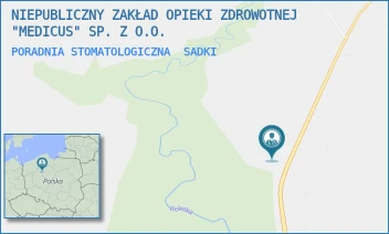 PORADNIA STOMATOLOGICZNA - NIEPUBLICZNY ZAKŁAD OPIEKI ZDROWOTNEJ "MEDICUS" SP. Z O.O. - MICKIEWICZA 3,  SADKI