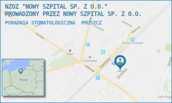 PORADNIA STOMATOLOGICZNA - NOWY SZPITAL SPÓŁKA Z OGRANICZONĄ ODPOWIEDZIALNOŚCIĄ - ZAMKNIĘTA 7,  PRUSZCZ