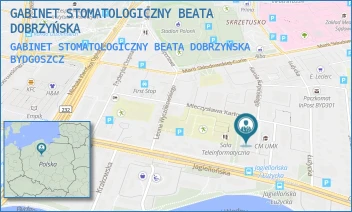 GABINET STOMATOLOGICZNY BEATA DOBRZYŃSKA - GABINET STOMATOLOGICZNY BEATA DOBRZYŃSKA - MIECZYSŁAWA KARŁOWICZA 22/38,  BYDGOSZCZ