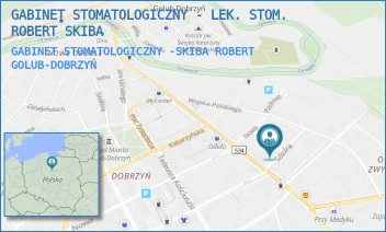 GABINET STOMATOLOGICZNY -SKIBA ROBERT - GABINET STOMATOLOGICZNY - LEK. STOM. ROBERT SKIBA - SZKOLNA 10,  GOLUB-DOBRZYŃ