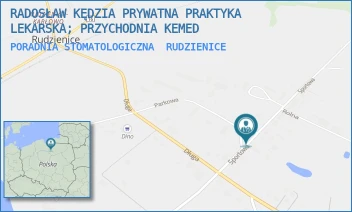 PORADNIA STOMATOLOGICZNA - RADOSŁAW KĘDZIA PRYWATNA PRAKTYKA LEKARSKA; PRZYCHODNIA KEMED - SPORTOWA 5,  RUDZIENICE