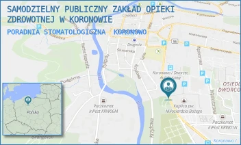 PORADNIA STOMATOLOGICZNA - SAMODZIELNY PUBLICZNY ZAKŁAD OPIEKI ZDROWOTNEJ W KORONOWIE - PADEREWSKIEGO 33,  KORONOWO