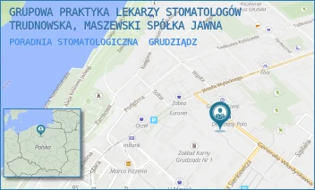 PORADNIA STOMATOLOGICZNA - GRUPOWA PRAKTYKA LEKARZY STOMATOLOGÓW TRUDNOWSKA, MASZEWSKI SPÓŁKA JAWNA - SIKORSKIEGO 16/26,  GRUDZIĄDZ