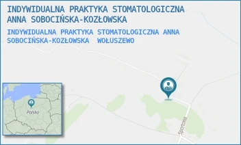 INDYWIDUALNA PRAKTYKA STOMATOLOGICZNA ANNA SOBOCIŃSKA-KOZŁOWSKA - INDYWIDUALNA PRAKTYKA STOMATOLOGICZNA ANNA SOBOCIŃSKA-KOZŁOWSKA - 2A,  WOŁUSZEWO