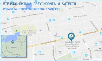 PORADNIA STOMATOLOGICZNA - MIEJSKO-GMINNA PRZYCHODNIA W ŚWIECIU - WOJSKA POLSKIEGO 80,  ŚWIECIE