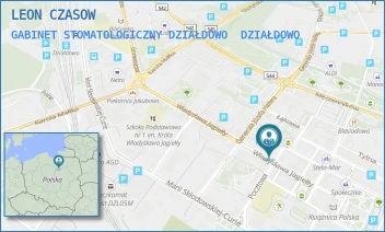 GABINET STOMATOLOGICZNY DZIAŁDOWO - LEON CZASOW - POCZTOWA 13,  DZIAŁDOWO
