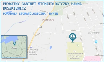 PORADNIA STOMATOLOGICZNA - PRYWATNY GABINET STOMATOLOGICZNY HANNA BUSZKIEWICZ - KWIATOWA 7A,  RYPIN