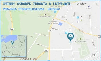 PORADNIA STOMATOLOGICZNA - GMINNY OŚRODEK ZDROWIA W UNISŁAWIU - PARKOWA 16,  UNISŁAW