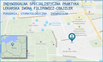 PORADNIA  STOMATOLOGICZNA - INDYWIDUALNA SPECJALISTYCZNA PRAKTYKA LEKARSKA IWONA FILIPOWICZ-CHAJZLER - SOLANKOWA 59/2,  INOWROCŁAW