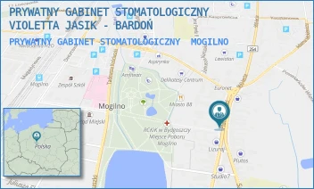 PRYWATNY GABINET STOMATOLOGICZNY - PRYWATNY GABINET STOMATOLOGICZNY VIOLETTA JASIK - BARDOŃ - PLAC WOLNOŚCI 16,  MOGILNO