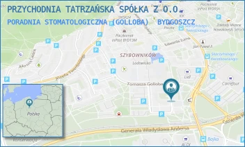 PORADNIA STOMATOLOGICZNA (GOLLOBA) - PRZYCHODNIA TATRZAŃSKA SPÓŁKA Z O.O. - TOMASZA GOLLOBA 16E,  BYDGOSZCZ