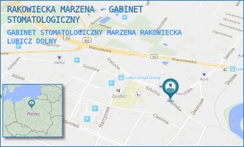 GABINET STOMATOLOGICZNY MARZENA RAKOWIECKA - RAKOWIECKA MARZENA - GABINET STOMATOLOGICZNY - TORUŃSKA 7,  LUBICZ DOLNY