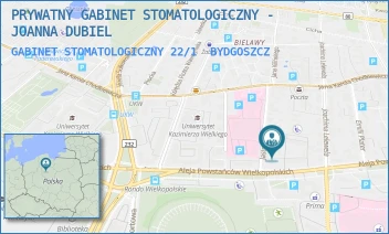 GABINET STOMATOLOGICZNY 22/1 - PRYWATNY GABINET STOMATOLOGICZNY - JOANNA DUBIEL - JASTRZĘBIA 22/1,  BYDGOSZCZ