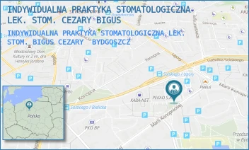 INDYWIDUALNA PRAKTYKA STOMATOLOGICZNA LEK. STOM. BIGUS CEZARY - INDYWIDUALNA PRAKTYKA STOMATOLOGICZNA LEK. STOM. CEZARY BIGUS - M.KONOPNICKIEJ 26,  BYDGOSZCZ