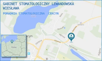 PORADNIA STOMATOLOGICZNA - GABINET STOMATOLOGICZNY LEWANDOWSKA WIESŁAWA - DWORCOWA 6,  CEKCYN