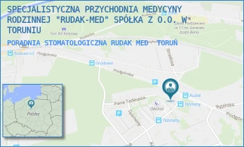 PORADNIA STOMATOLOGICZNA RUDAK MED - SPECJALISTYCZNA PRZYCHODNIA MEDYCYNY RODZINNEJ "RUDAK-MED" SPÓŁKA Z O.O. W TORUNIU - PODGÓRSKA 24A,  TORUŃ