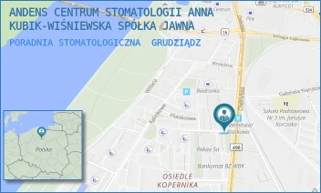 PORADNIA STOMATOLOGICZNA - ANDENS CENTRUM STOMATOLOGII ANNA KUBIK-WIŚNIEWSKA SPÓŁKA JAWNA - CHEŁMIŃSKA 60/2,  GRUDZIĄDZ