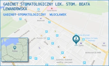 GABINET STOMATOLOGICZNY - GABINET STOMATOLOGICZNY LEK. STOM. BEATA LEWANDOWSKA - ŁANOWA 29B/3,  WŁOCŁAWEK