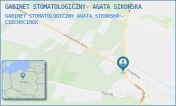 GABINET STOMATOLOGICZNY AGATA SIKORSKA - GABINET STOMATOLOGICZNY- AGATA SIKORSKA - GEN. JÓZEFA BEMA 47A,  CIECHOCINEK