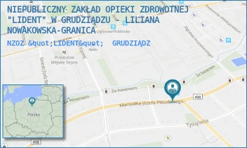 NZOZ "LIDENT" - NIEPUBLICZNY ZAKŁAD OPIEKI ZDROWOTNEJ "LIDENT" W GRUDZIĄDZU - LILIANA NOWAKOWSKA-GRANICA - PIŁSUDSKIEGO 87,  GRUDZIĄDZ