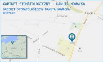 GABINET STOMATOLOGICZNY DANUTA NOWACKA - GABINET STOMATOLOGICZNY - DANUTA NOWACKA - DWORCOWA 20.,  DRZYCIM