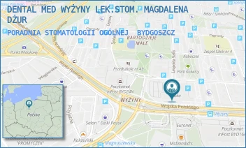 PORADNIA STOMATOLOGII OGÓLNEJ - DENTAL MED WYŻYNY LEK.STOM. MAGDALENA DŻUR - ADAMA GRZYMAŁY SIEDLECKIEGO 26,  BYDGOSZCZ
