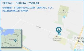 GABINET STOMATOLOGICZNY DENTALL S.C. - DENTALL SPÓŁKA CYWILNA - TERPENTYNA 170,  DZIERZKOWICE-RYNEK