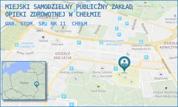 GAB. STOM. SP. NR 11 - MIEJSKI SAMODZIELNY PUBLICZNY ZAKŁAD OPIEKI ZDROWOTNEJ W CHEŁMIE - POWSTAŃCÓW WARSZAWY 10,  CHEŁM