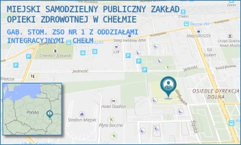 GAB. STOM. ZSO NR 1 Z ODDZIAŁAMI INTEGRACYJNYMI - MIEJSKI SAMODZIELNY PUBLICZNY ZAKŁAD OPIEKI ZDROWOTNEJ W CHEŁMIE - WOŁYŃSKA 1,  CHEŁM