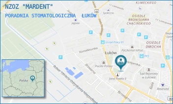 PORADNIA STOMATOLOGICZNA - NZOZ "MARDENT" - SPÓŁDZIELCZA 7/3,  ŁUKÓW
