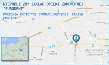 PORADNIA PROTETYKI STOMATOLOGICZNEJ - NIEPUBLICZNY ZAKŁAD OPIEKI ZDROWOTNEJ "EURODENT" - WARSZAWSKA 24,  RADZYŃ PODLASKI
