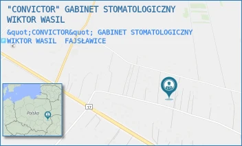 "CONVICTOR" GABINET STOMATOLOGICZNY WIKTOR WASIL - "CONVICTOR" GABINET STOMATOLOGICZNY WIKTOR WASIL - 286A,  FAJSŁAWICE