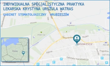 GABINET STOMATOLOGICZNY - INDYWIDUALNA SPECJALISTYCZNA PRAKTYKA LEKARSKA KRYSTYNA URSZULA WATRAS - GÓRNA 32,  HRUBIESZÓW