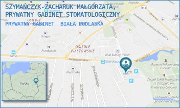 PRYWATNY GABINET - SZYMAŃCZYK-ZACHARUK MAŁGORZATA, PRYWATNY GABINET STOMATOLOGICZNY - WARSZAWSKA 14/207,  BIAŁA PODLASKA