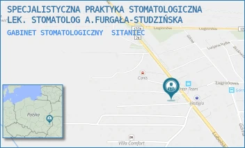 GABINET STOMATOLOGICZNY - SPECJALISTYCZNA PRAKTYKA STOMATOLOGICZNA LEK. STOMATOLOG A.FURGAŁA-STUDZIŃSKA - SITANIEC 52A,  SITANIEC