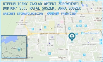 GABINET STOMATOLOGICZNY - NIEPUBLICZNY ZAKŁAD OPIEKI ZDROWOTNEJ " DOKTOR" S.C. RAFAŁ SUSZEK, ANNA SUSZEK - KRASIŃSKIEGO 11,  KRAŚNIK FABRYCZNY
